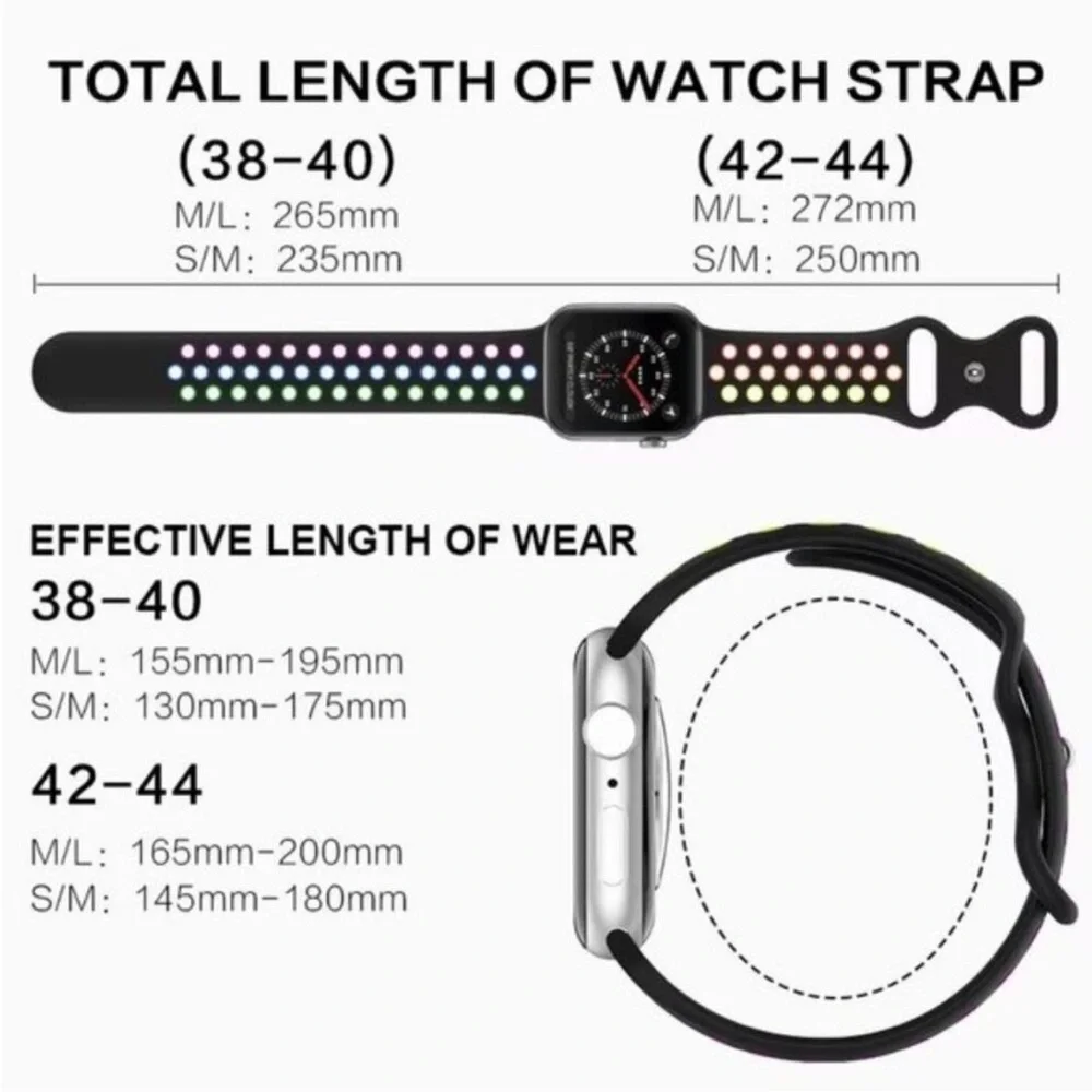 3 sets NEW[BAND] Sport Silicone For Apple Watch
